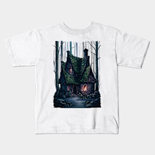 House Into the Woods Kids T-Shirt